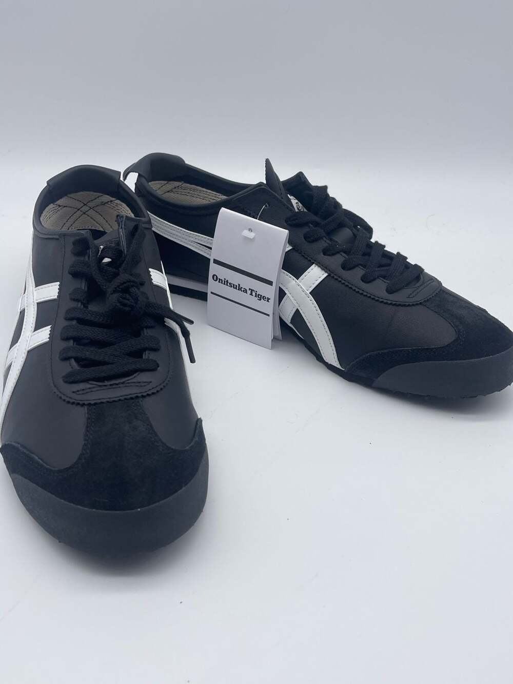 Onitsuka Tiger Mexico 66 Black White Sneakers 1183C102-001 Size 12.5 New Box - Picture 4 of 16